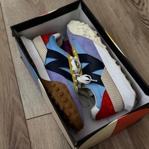 STAUD Multicolor Sneakers in Blue, Purple & Red
Size 5.5 fits a 7/7.5